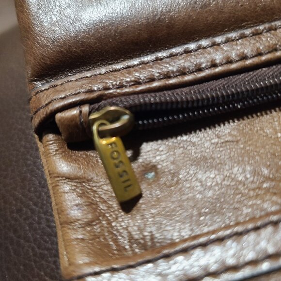 Vintage Fossil  "Long Live Vintage 1954" Women's Emory Wallet Leather Organizer - Picture 15 of 16
